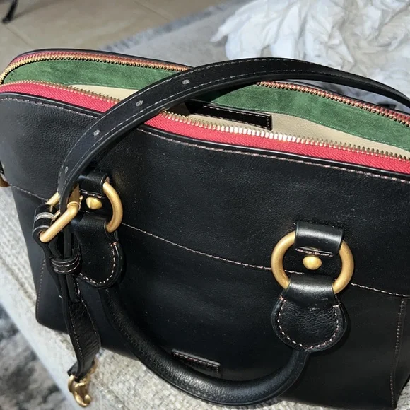 DOONEY AND BOURKE FLORENTINE SATCHEL NEW NEVER USED - Picture 9 of 9